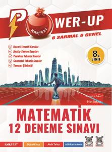 Nartest 8. Sınıf Power-up Matematik 12 Deneme Sınavı Kırmızı