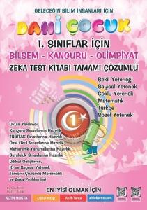 Altın Nokta 1. Sınıf Dahi Çocuk Bilsem Kanguru Olimpiyat Zeka Kitabı