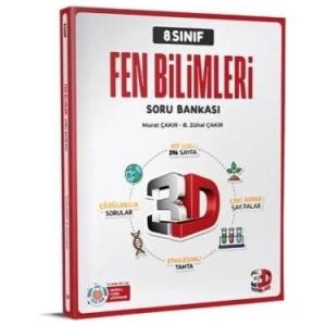 3D 8. Sınıf Fen Bilimleri Soru Bankası