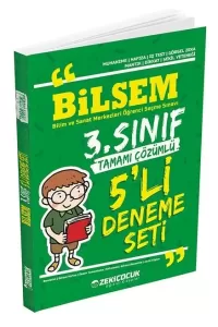 Zekiçocuk 3. Sınıf Bilsem 5 Deneme