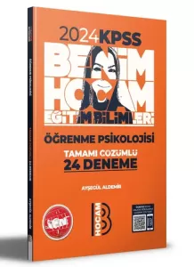 Benim Hocam Öğrenme Psikolojisi Tamamı Çözümlü 24 Deneme 2024