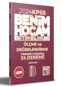 Benim Hocam Ölçme ve Değerlendirme Tamamı Çözümlü 24 Deneme 2024