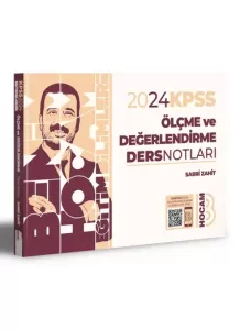 Benim Hocam KPSS Eğitim Bilimleri Ölçme ve Değerlendirme Video Ders Notları 2024