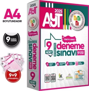 İnformal AYT Türkiye Geneli Kurumsal 9lu Paket Deneme Sınavı Dijital Cevaplı 2025