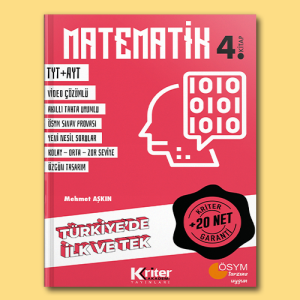 Kriter TYT AYT Matematik 20 Net Garanti 4. Kitap