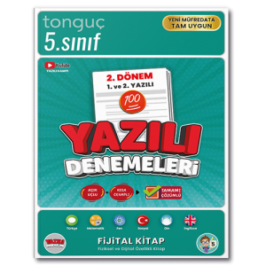 Tonguç Akademi 5. Sınıf Yazılı Denemeleri 2. Dönem 1 ve 2. Yazılı