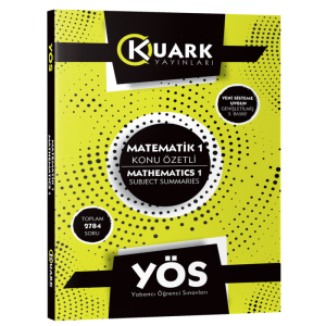 Kuark YÖS Matematik 1 Konu Özetli Soru Bankası