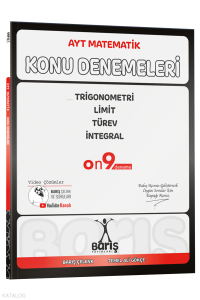 Barış AYT Matematik Trigonometri Limit Türev İntegral Konu Denemeleri