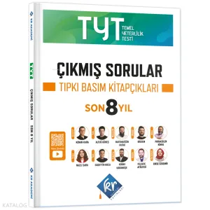 KR Akademi TYT Çıkmış Sorular Son 8 Yıl Tıpkı Basım Kitapçıkları