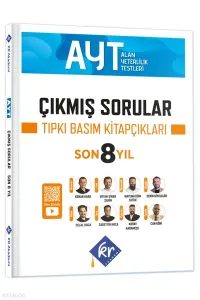 Kr Akademi AYT Çıkmış Sorular Son 8 Yıl Tıpkı Basım Kitapçıkları