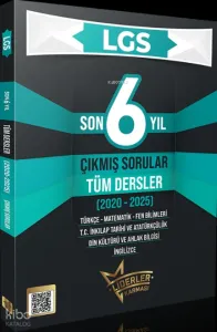 Liderler Karması 8. Sınıf LGS Son 6 Yıl Çıkmış Sorular Tüm Dersler