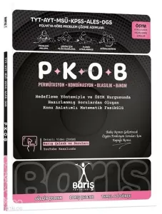 Barış P.K.O.B Permütasyon, Kombinasyon, Olasılık, Binom ve Sayma Fasikülü