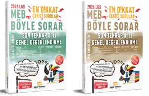 Sinan Kuzucu 8. Sınıf LGS Son Tekrar 8'li Genel Değerlendirme Sınavı Seti (Sayısal - Sözel) 2026