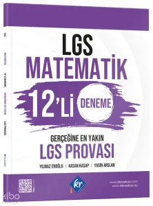 KR Akademi 8. Sınıf LGS Matematik 12 Deneme Gerçeğine En Yakın LGS Provası