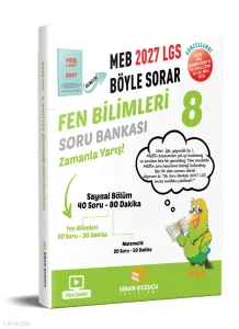 Sinan Kuzucu 8. Sınıf Fen Bilimleri Soru Bankası 2027