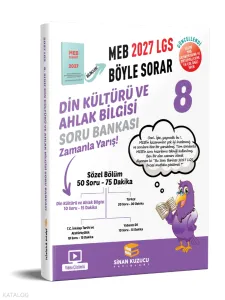 Sinan Kuzucu 8. Sınıf Din Kültürü ve Ahlak Bilgisi Soru Bankası 2027