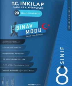 Pruva 8. Sınıf T.C. İnkılap Tarihi ve Atatürkçülük 20 Deneme
