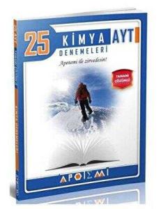 Apotemi AYT Kimya Tamamı Çözümlü 25 Deneme