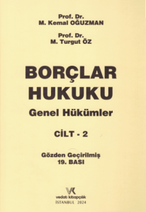 Borçlar Hukuku Genel Hükümler Cilt 2 19.baskı