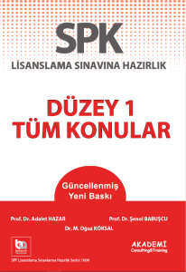 SPK Düzey 1 Tüm Konular