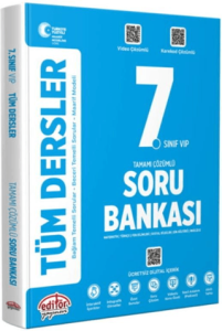 Editör 7. Sınıf Tüm Dersler Soru Bankası Maarif Model 2027