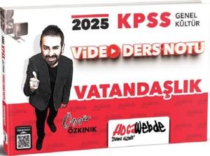 HocaWebde KPSS Vatandaşlık Video Ders Notu 2025