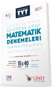 Limit TYT Matematik 15x40 Denemeleri