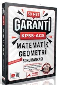 Paraf Akademi KPSS AGS 30 Net Matematik Geometri Soru Bankası