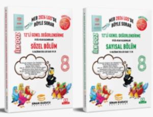 Sinan Kuzucu 8. Sınıf İlk Doz 12 li Değerlendirme Sınav Seti 2026