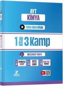 Zeduva Meschemy Kimya AYT Kimya 1 Kitap 3 Kamp Video Ders Kitabı