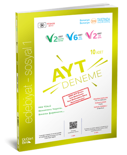 Üçdörtbeş AYT Edebiyat Sosyal 1 10 Deneme 2023 Özel