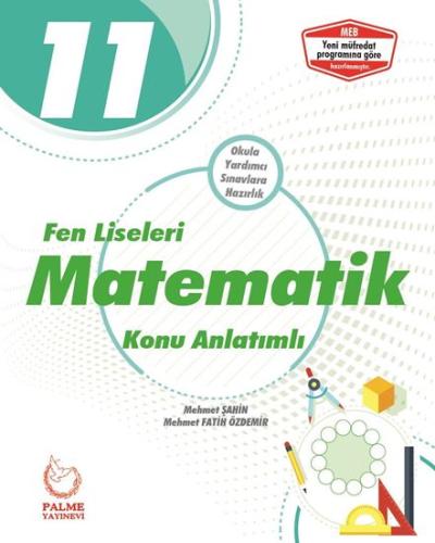 Palme 11. Sınıf Fen Liseleri Matematik Konu Anlatımlı