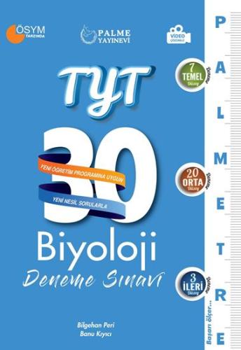 Palme TYT Biyoloji 30 Deneme Palmetre