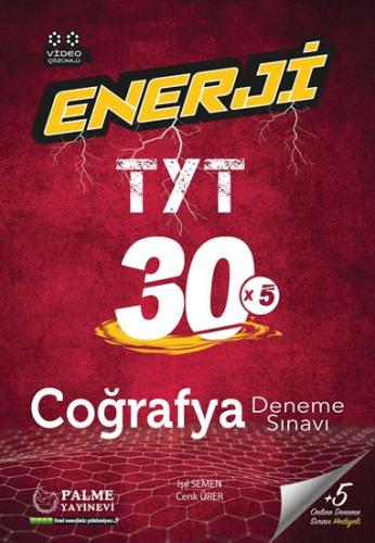 Palme TYT Coğrafya Enerji 30 Deneme