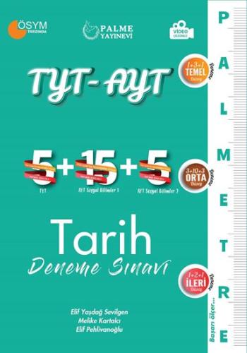 Palme TYT AYT Tarih 5+15+5 Palmetre Deneme