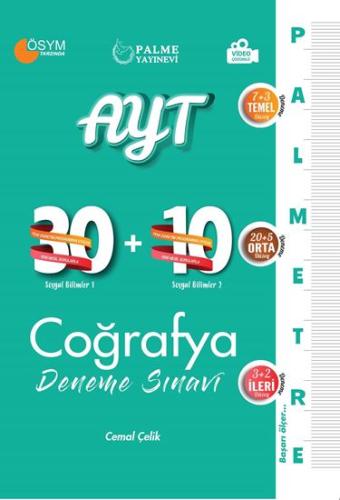 Palme AYT Coğrafya Palmetre 30+10 Deneme