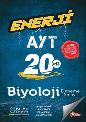 Palme AYT Biyoloji Enerji 20x13 Deneme 2023 Özel