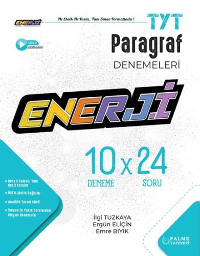 Palme TYT Paragraf Enerji 10 Deneme Sınavı