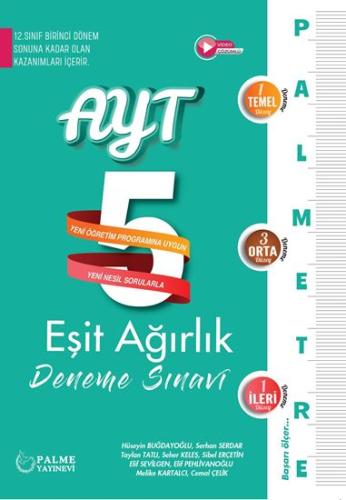 Palmetre AYT Eşit Ağırlık 5 Deneme 2023