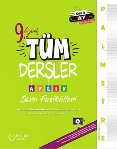Palmetre 9. Sınıf Tüm Dersler Aylık Soru Fasikülleri