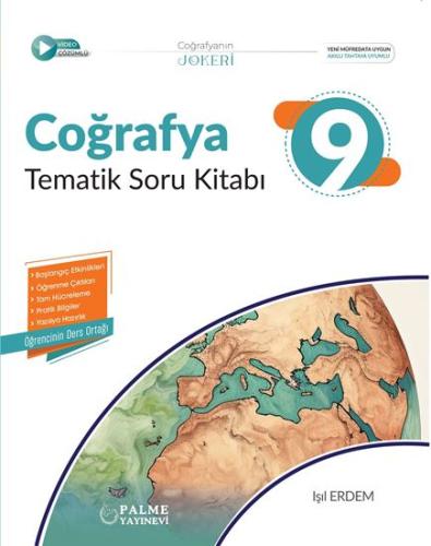 Palme 9. Sınıf Coğrafya Tematik Soru Kitabı 2025