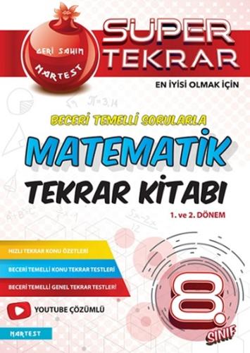 Nartest 8. Sınıf Matematik Süper Tekrar Kitabı