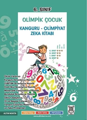 Altın Nokta 6. Sınıf Olimpik Çocuk Kanguru - Olimpiyat Zeka Kitabı Tamamı Çözümlü