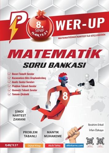 Nartest 8. Sınıf Power Up Matematik Soru Bankası