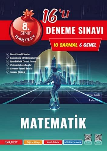 Nartest 8. Sınıf Mod Matematik 16 Deneme Sınavı