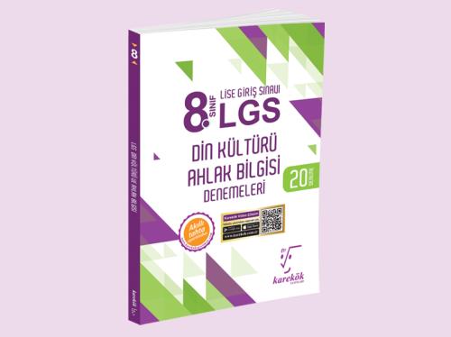 Karekök 8. Sınıf Din Kültürü Ahlak Bilgisi 20 Deneme
