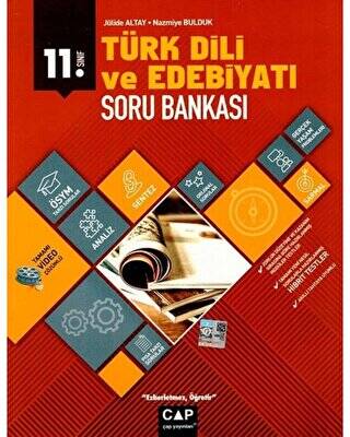 Çap 11. Sınıf Anadolu Türk Dili ve Edebiyatı Soru Bankası