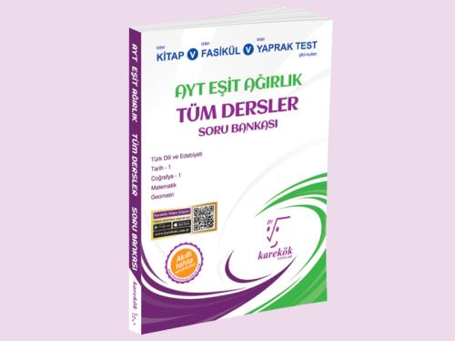Karekök AYT Tüm Dersler Eşit Ağırlık Soru Bankası