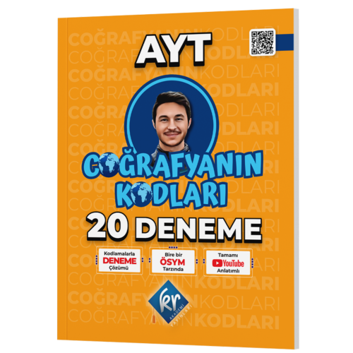 Kr Akademi Coğrafyanın Kodları AYT Coğrafya Çözümlü 20 Deneme