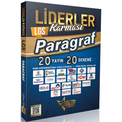 Liderler Karması 8. Sınıf Paragraf Denemeleri 20 Yayın 20 Deneme